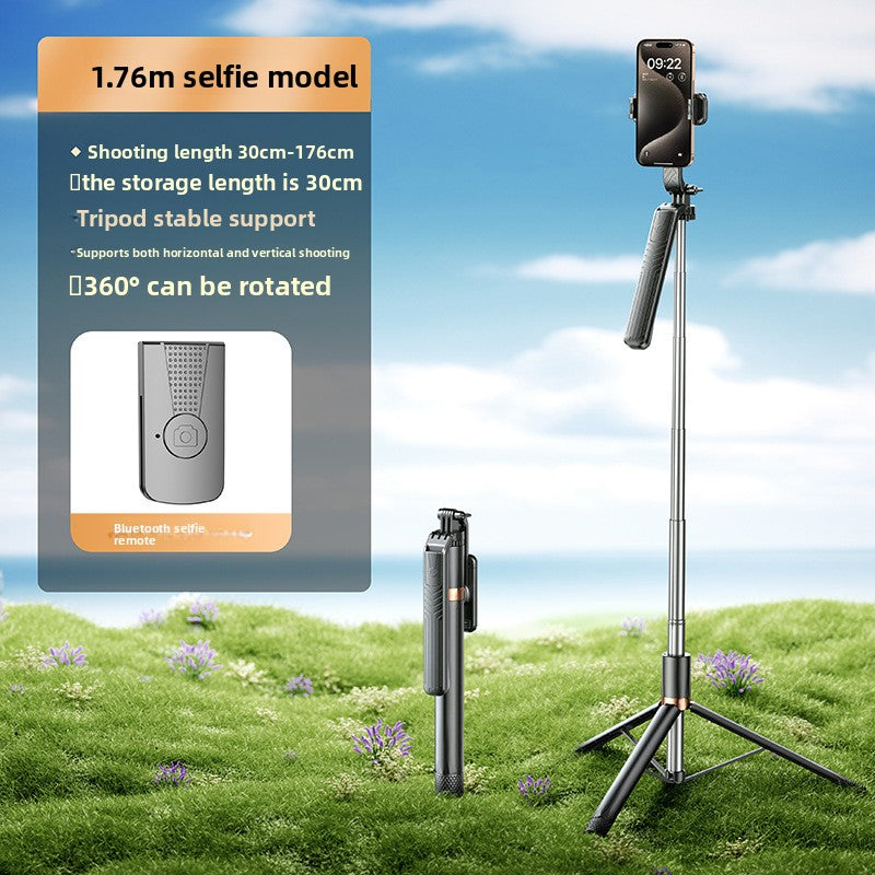Anti-shake selfie stick phone holder