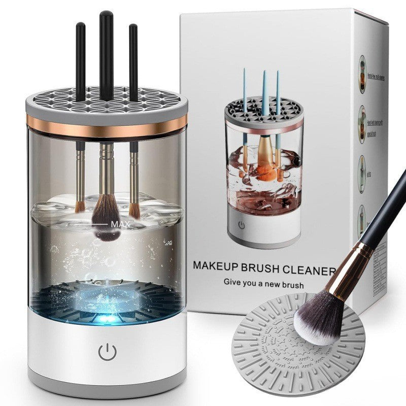 Electric cleaner for makeup brushes