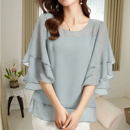 Loose Casual Chiffon Shirt
