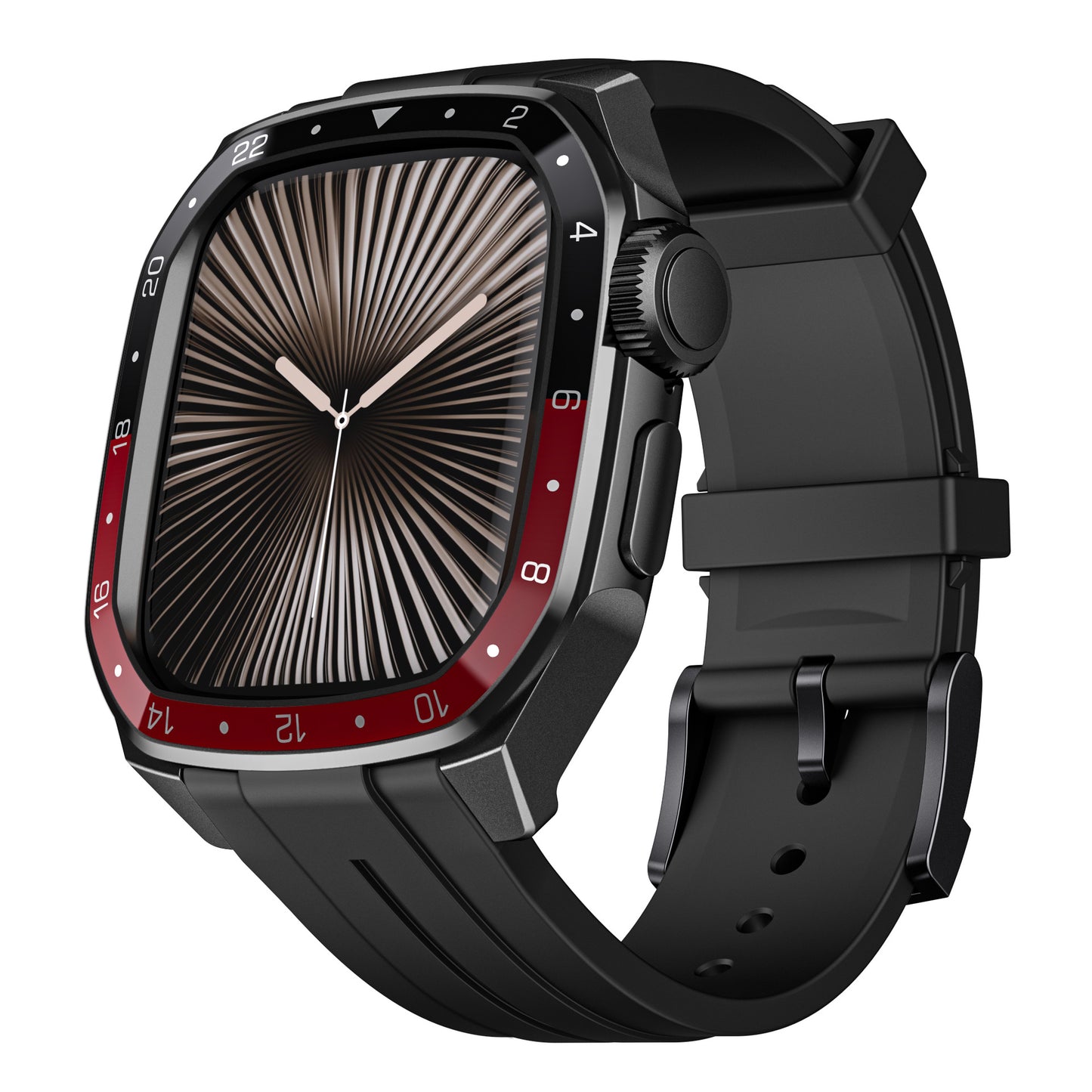 Silicone Watch Strap with Protective Case for iWatch