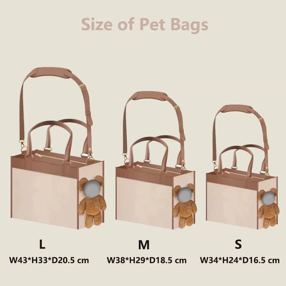 Pet Carrier Bag with Exposed Head Design