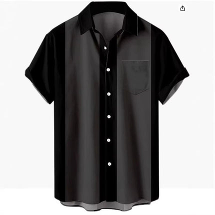 2026 Ice Silk Breathable Men's Short-Sleeved Shirt, Light Business Casual, Versatile, Loose Fit, Slimming Shirt, Available in Multiple Colors