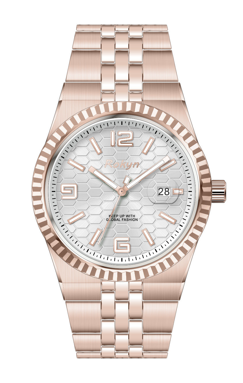 Men's Waterproof Luminous Calendar Watch