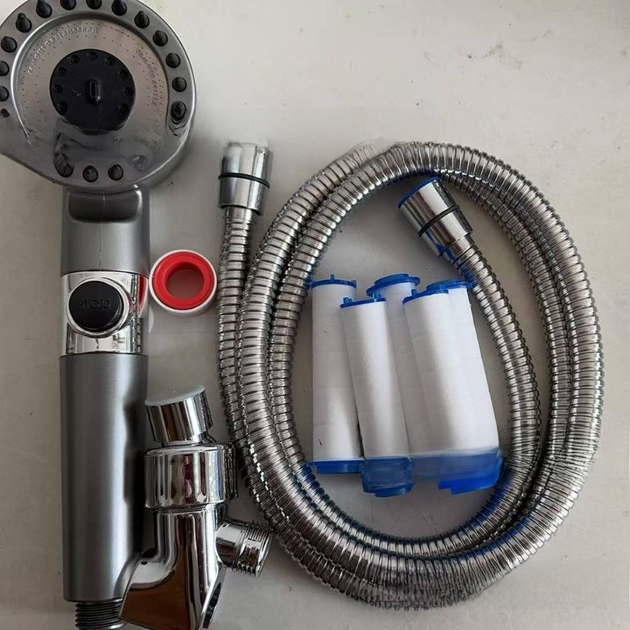 Handheld Multi-Function Shower Head with Water Filter