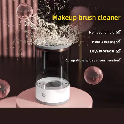 Electric cleaner for makeup brushes