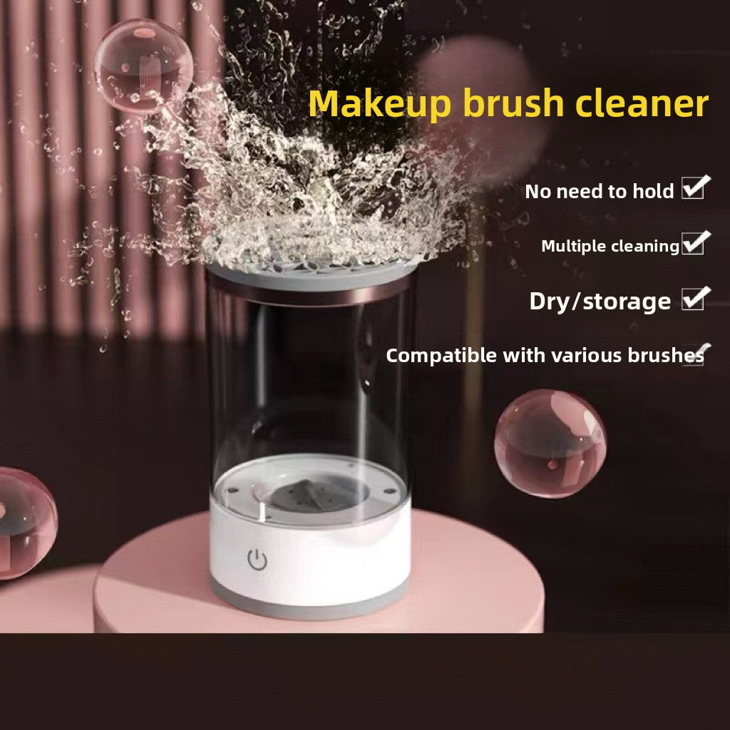 Electric cleaner for makeup brushes