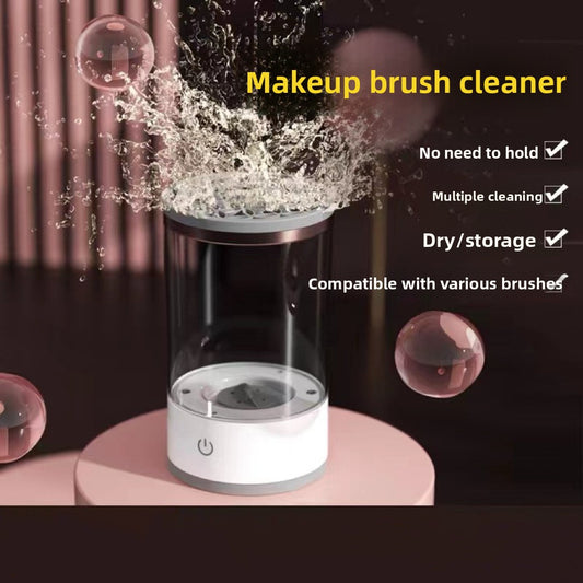 Electric cleaner for makeup brushes