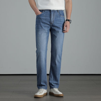 Men's Straight-Leg Denim Trousers