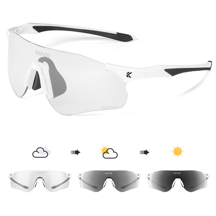 Photochromic Sports Sunglasses Windproof Cycling Glasses