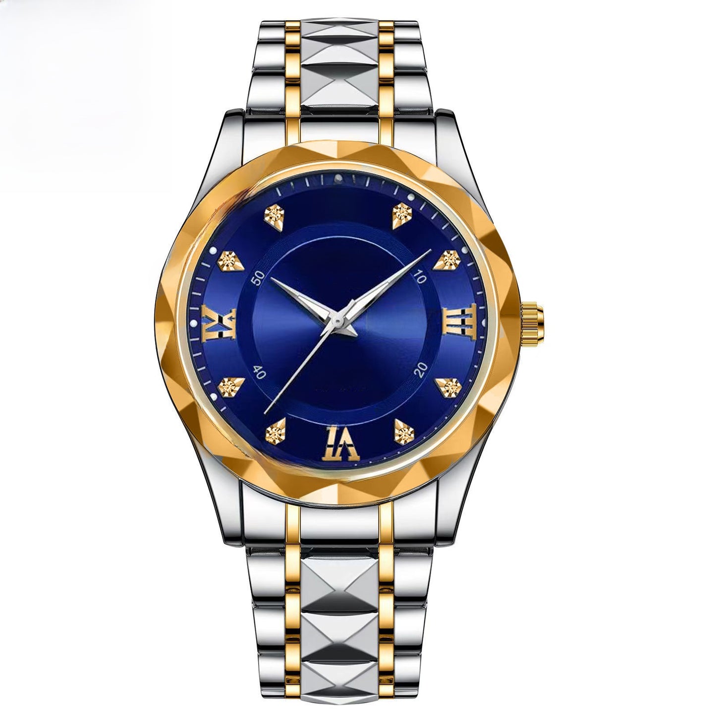Mens Calendar Luminous Waterproof Quartz Watch