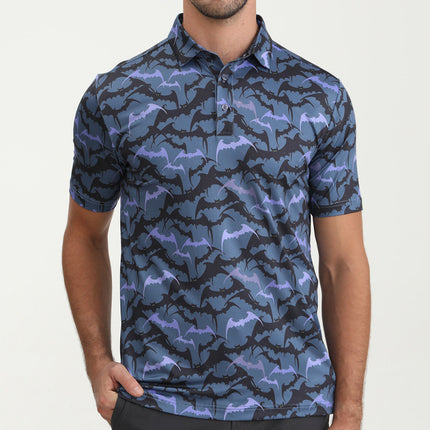 Mens Quick-Dry Golf Polo Shirt