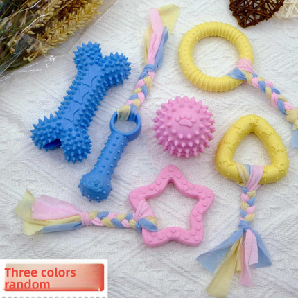 Dog Chew Toy Ball Bite Resistant Pet Dental Molar Stick