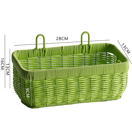 Imitation Rattan Storage Box