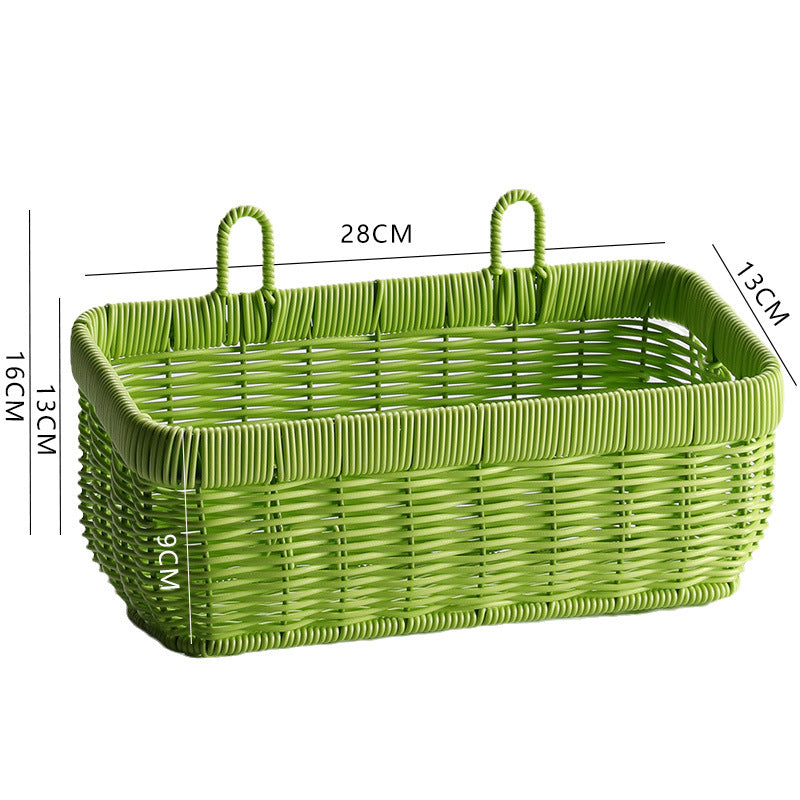 Imitation Rattan Storage Box