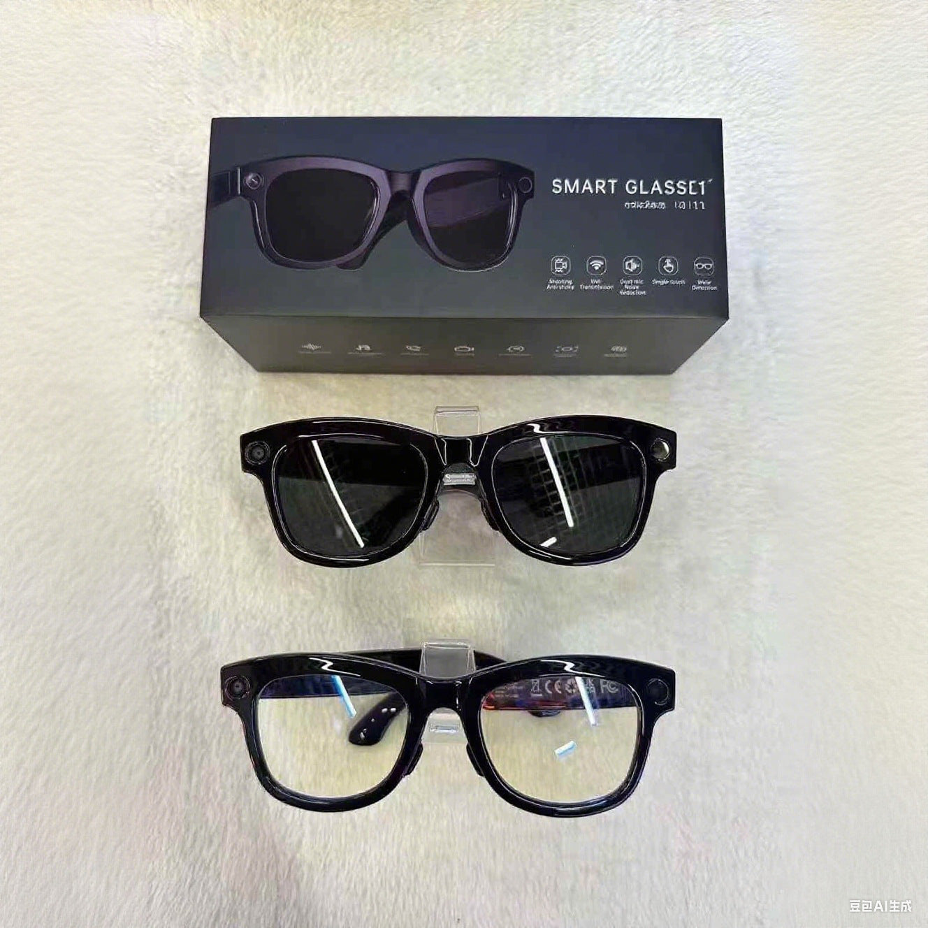 AI Camera Smart Glasses with Bluetooth and Translation