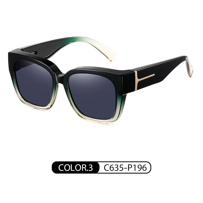 Fashion Square Polarized Sunglasses with UV Protection
