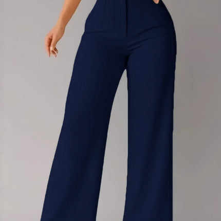 Womens High Waist Wide Leg Pants