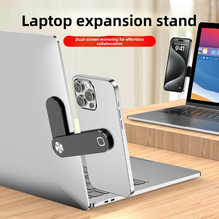 Portable laptop extension stand