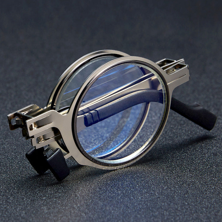 Portable folding anti-blue light reading glasses