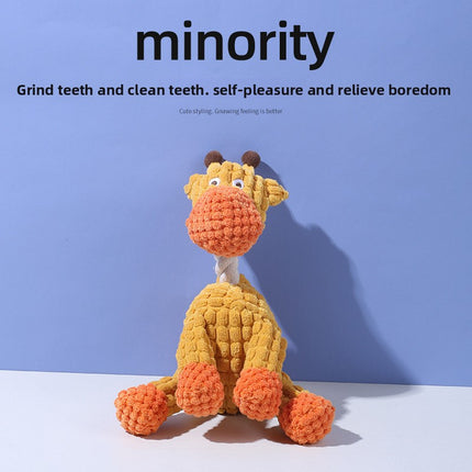 Squeaky Plush Dog Chew Toy
