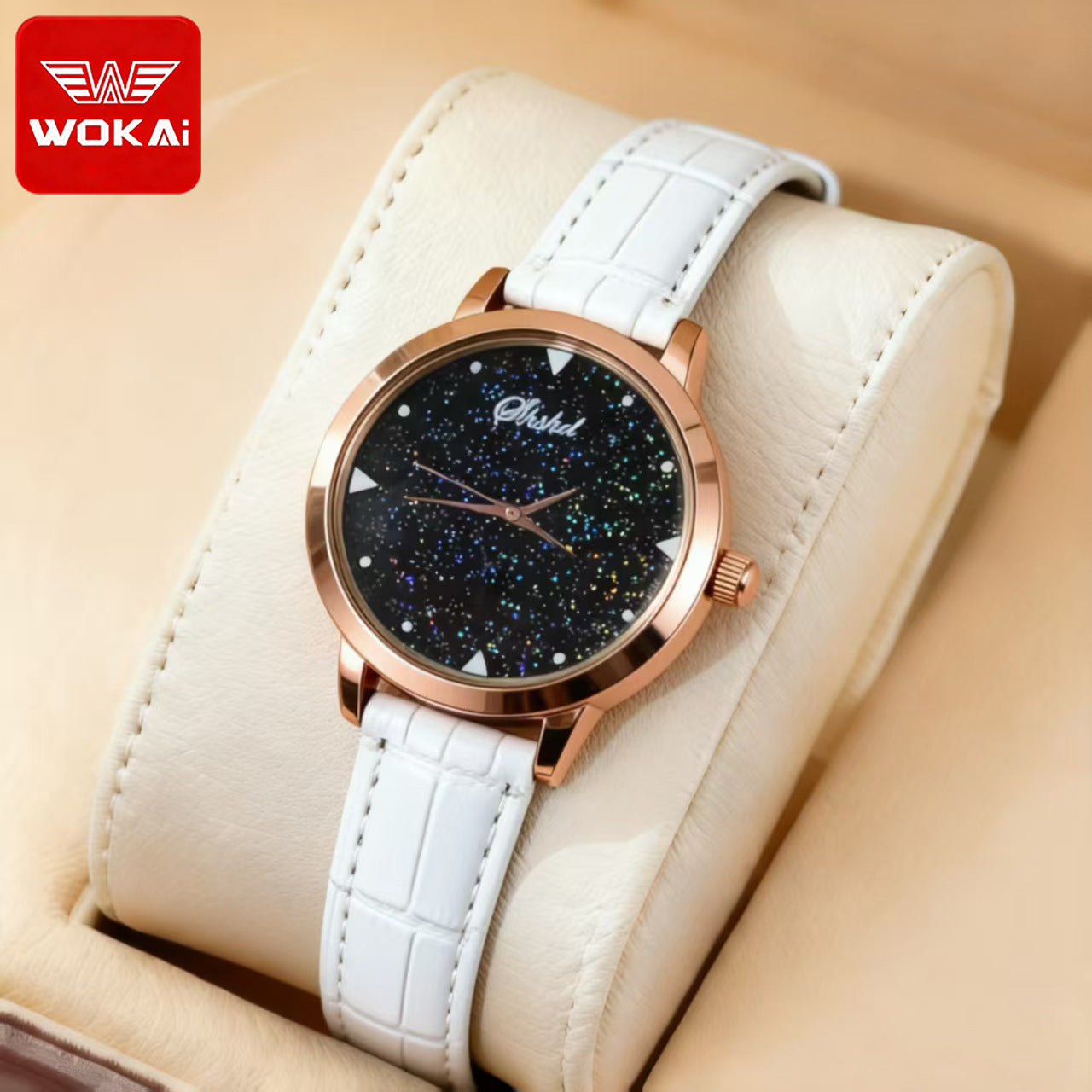 Women's Fashion Quartz Watch with Leather Strap