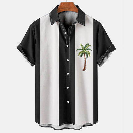Summer Casual Shirt, Chinese Trendy Cross-border Men's Top