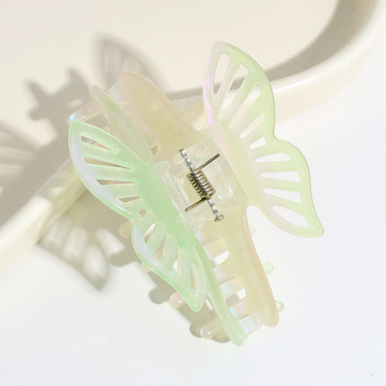 Double-layer Butterfly Gradient Pearlescent Hair Clip