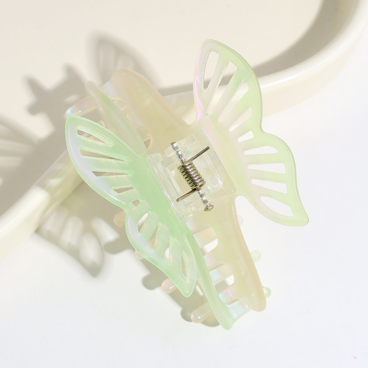 Double-layer Butterfly Gradient Pearlescent Hair Clip