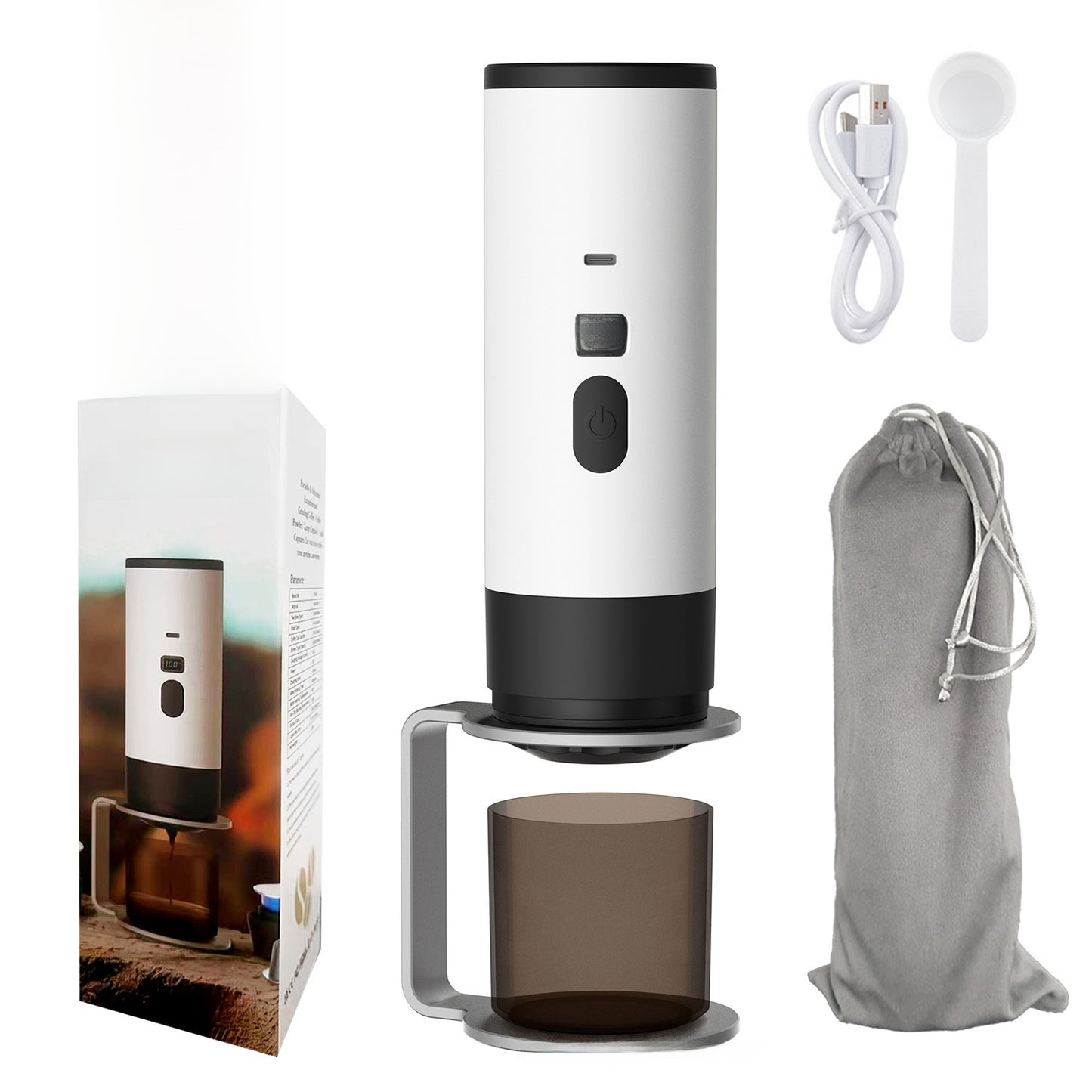 Portable Automatic Capsule Coffee Maker