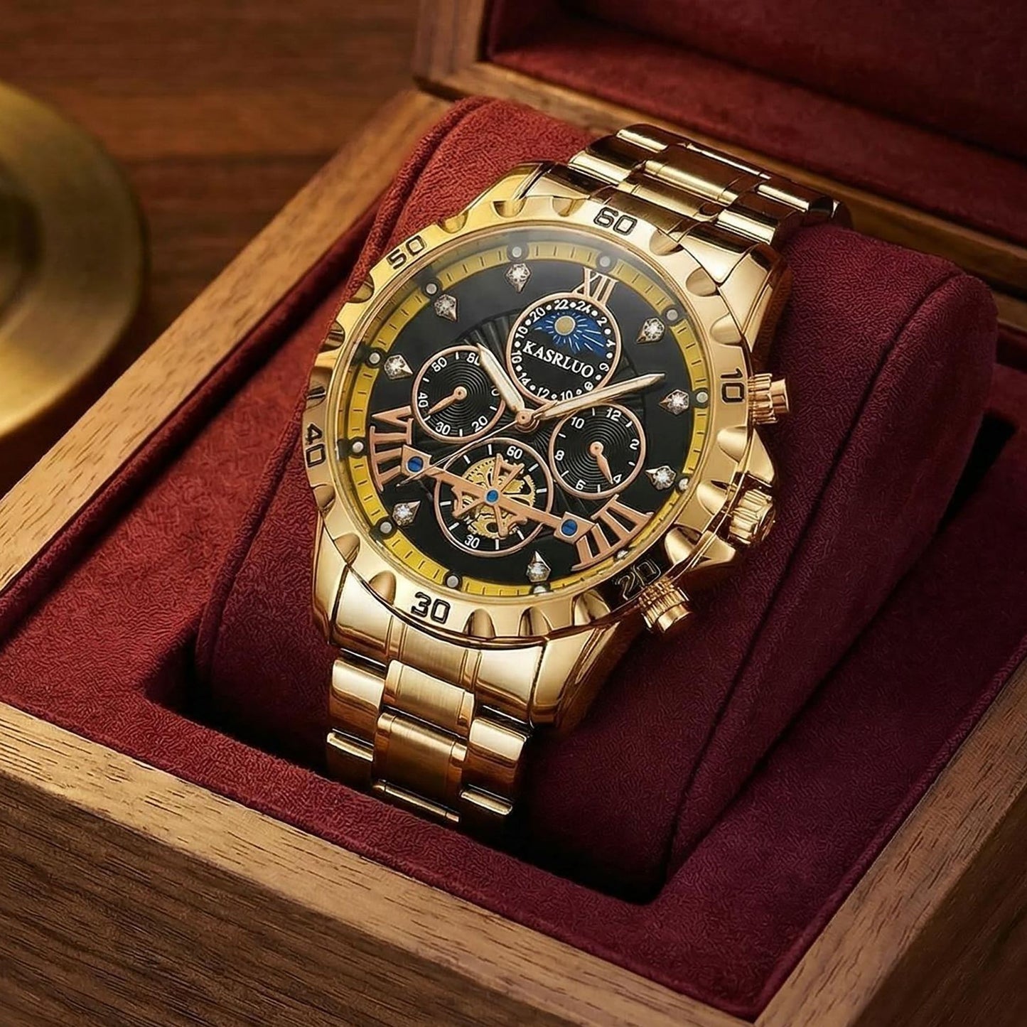 Automatic Stainless Steel Business Watch