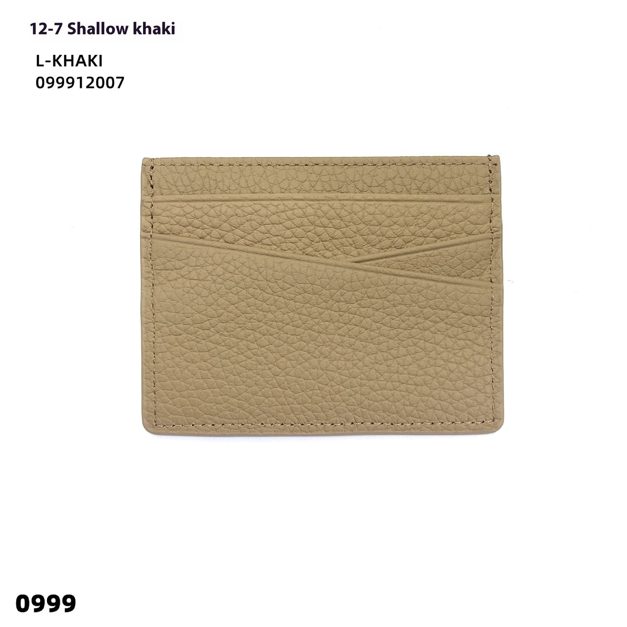 Leather Oil Edge Oblique Thin Bank Card Holder Soft Cowhide Document Package
