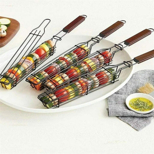 Square Non-Stick BBQ Grill Basket