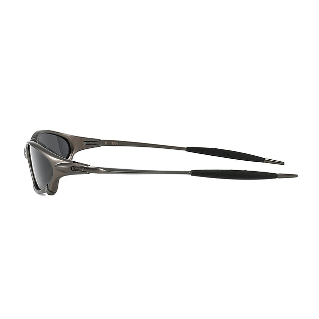 Metal Oval Polarized Sunglasses