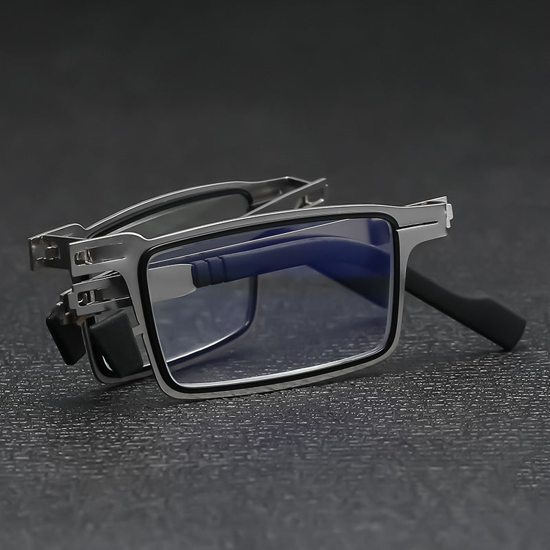 Portable folding anti-blue light reading glasses
