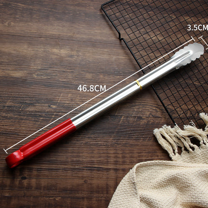 Stainless Steel Silicone Handle Food Clips