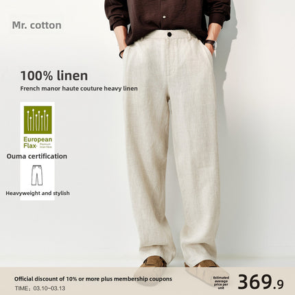 Classic Linen Casual Pants