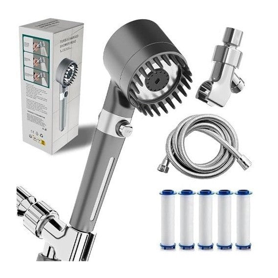 Handheld Multi-Function Shower Head with Water Filter