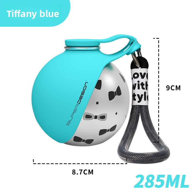 Portable Pet Dog Outdoor Water Bottle with Drinking Bowl
