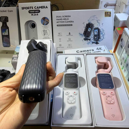 Pocket 4K Camera with Wi-Fi and Touchscreen