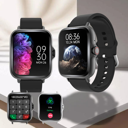 Bluetooth Smart Watch with Heart Rate Blood Oxygen Monitoring