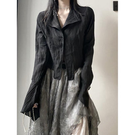 Gothic Dark Style Long Sleeve Shirt