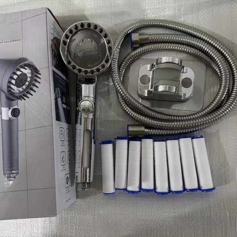 Handheld Multi-Function Shower Head with Water Filter