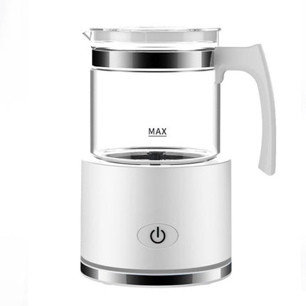 Hot and cold milk frother