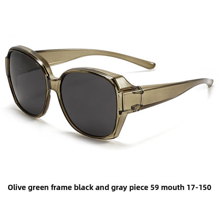 Polarized UV Protection TR90 Square Frame Sunglasses
