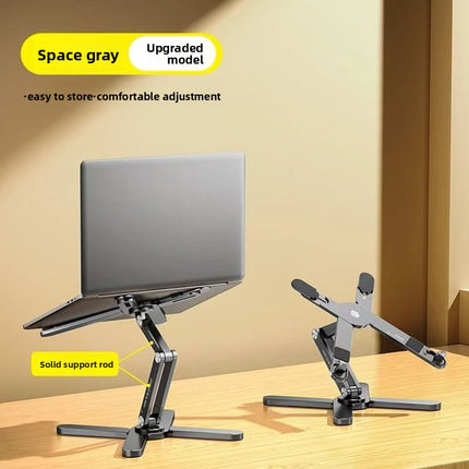 360 Degree Rotatable Aluminum Laptop Stand with Cooling Base