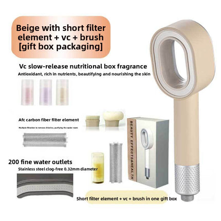 Aromatherapy Filter Shower Head with Multiple Spray Modes
