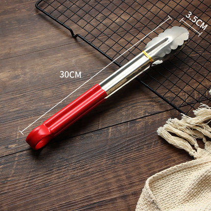 Stainless Steel Silicone Handle Food Clips