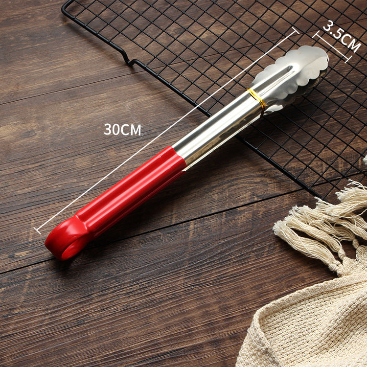 Stainless Steel Silicone Handle Food Clips