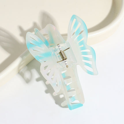 Double-layer Butterfly Gradient Pearlescent Hair Clip