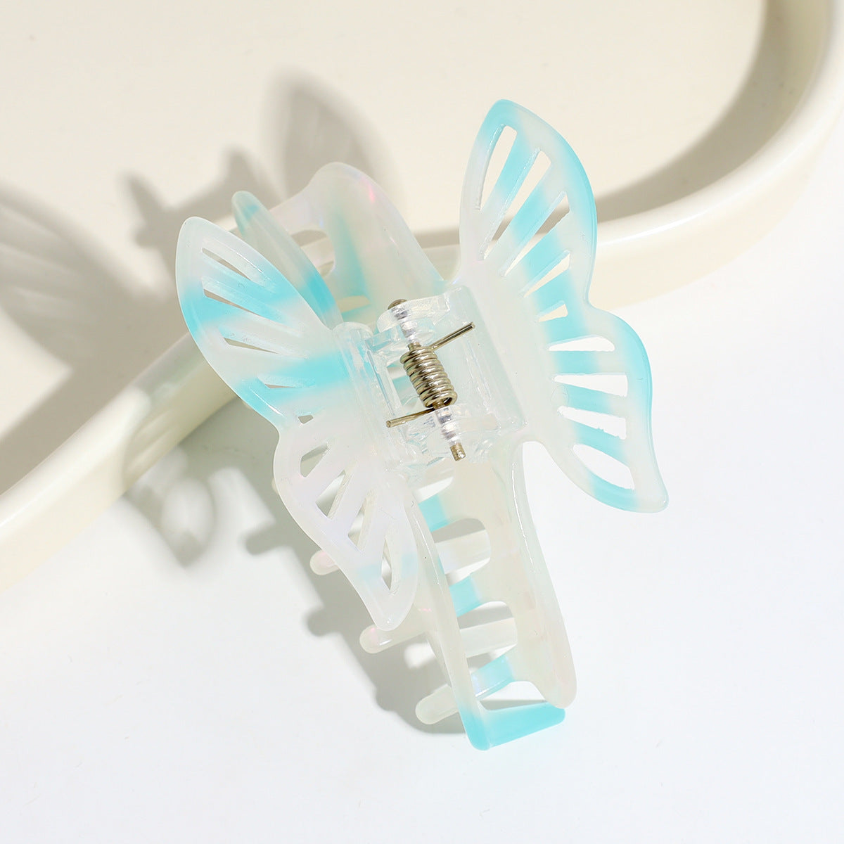 Double-layer Butterfly Gradient Pearlescent Hair Clip